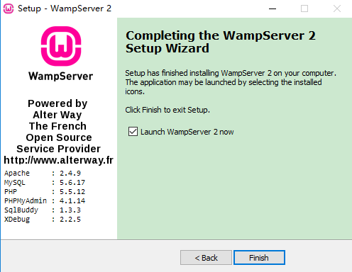 WampServer截图