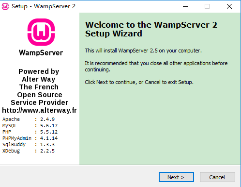 WampServer截图