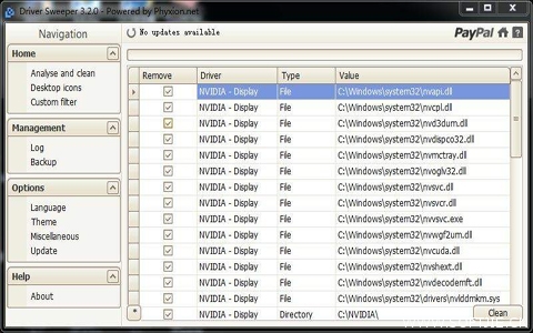 驱动清理(Driver Sweeper)截图