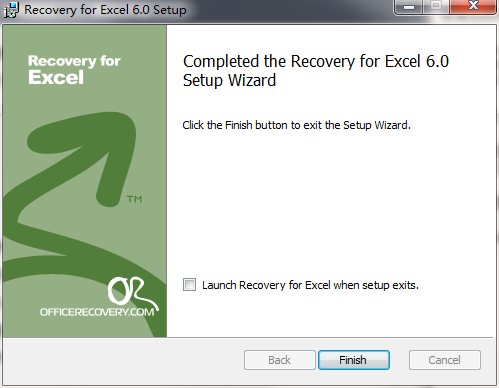 Recovery for Excel截图