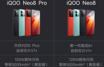 iqooneo8和neo8pro有什么区别