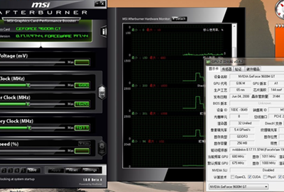 msi afterburner调整核心频率后没变化详情