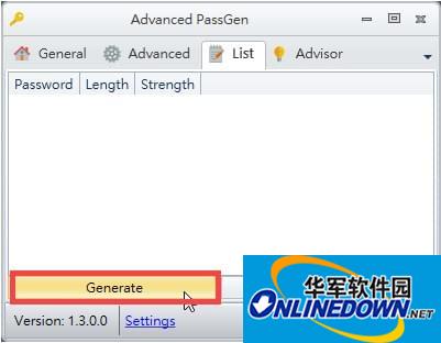 密码生成工具(Advanced PassGen)截图