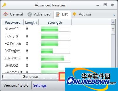 密码生成工具(Advanced PassGen)截图