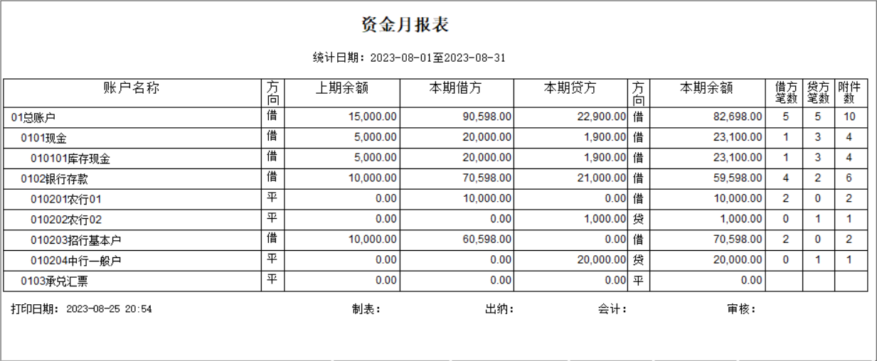 出纳记账软件——金码记账宝截图